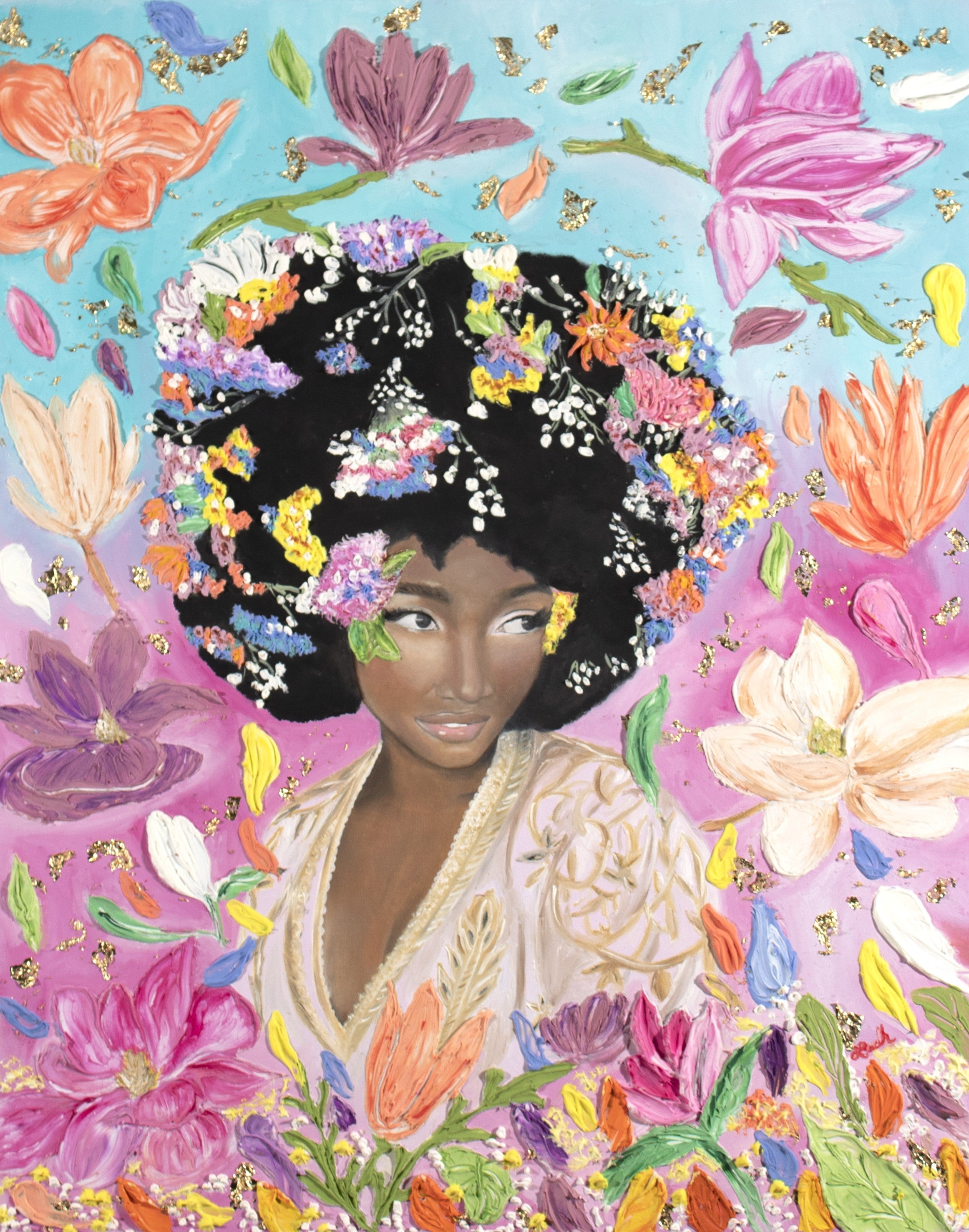 In Full Bloom Original Oil Painting