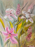 Garden Lilly Original Oil Painting