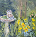 Garden Watch Original Oil Painting