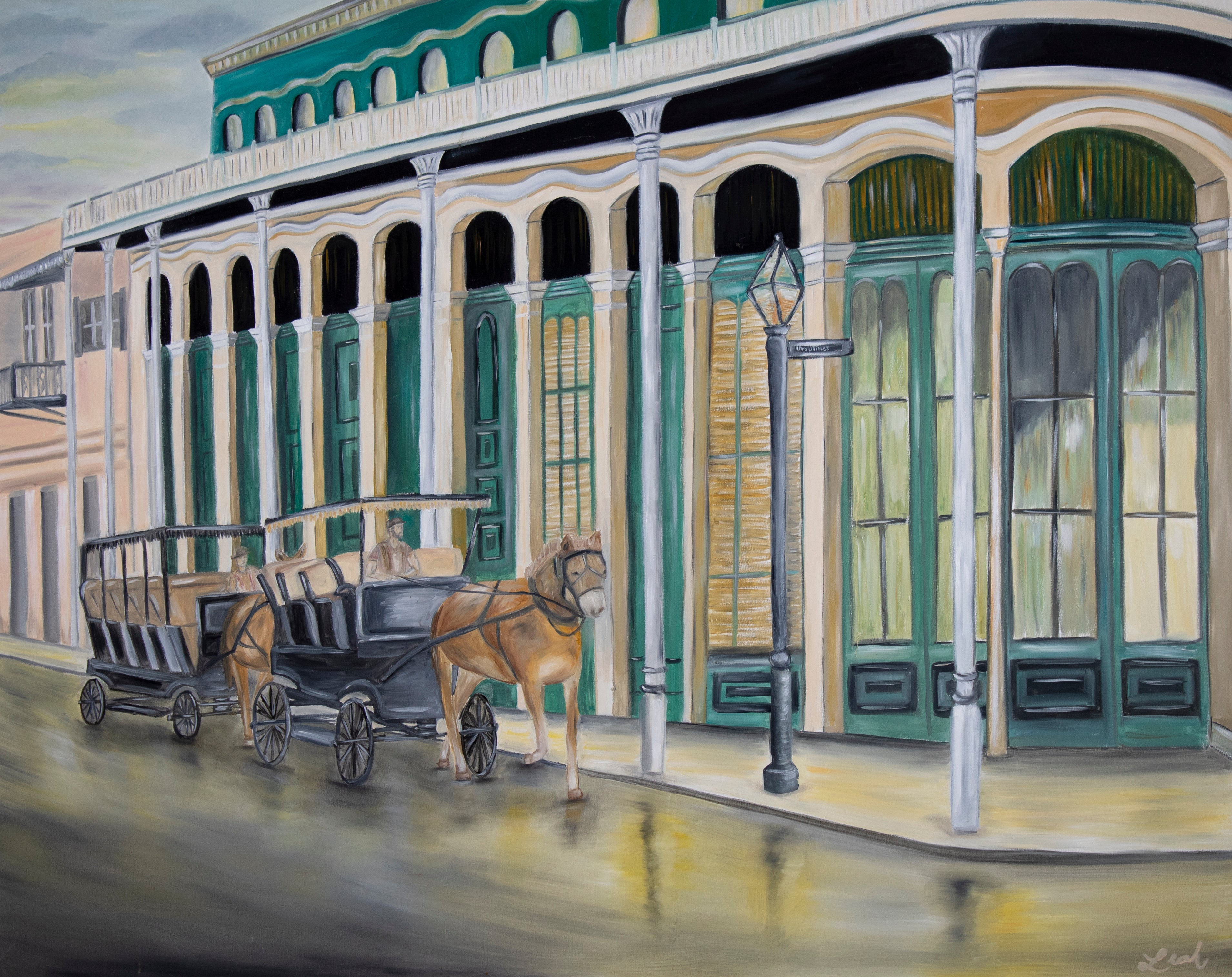 French Quarter Carriage Gicléé Print
